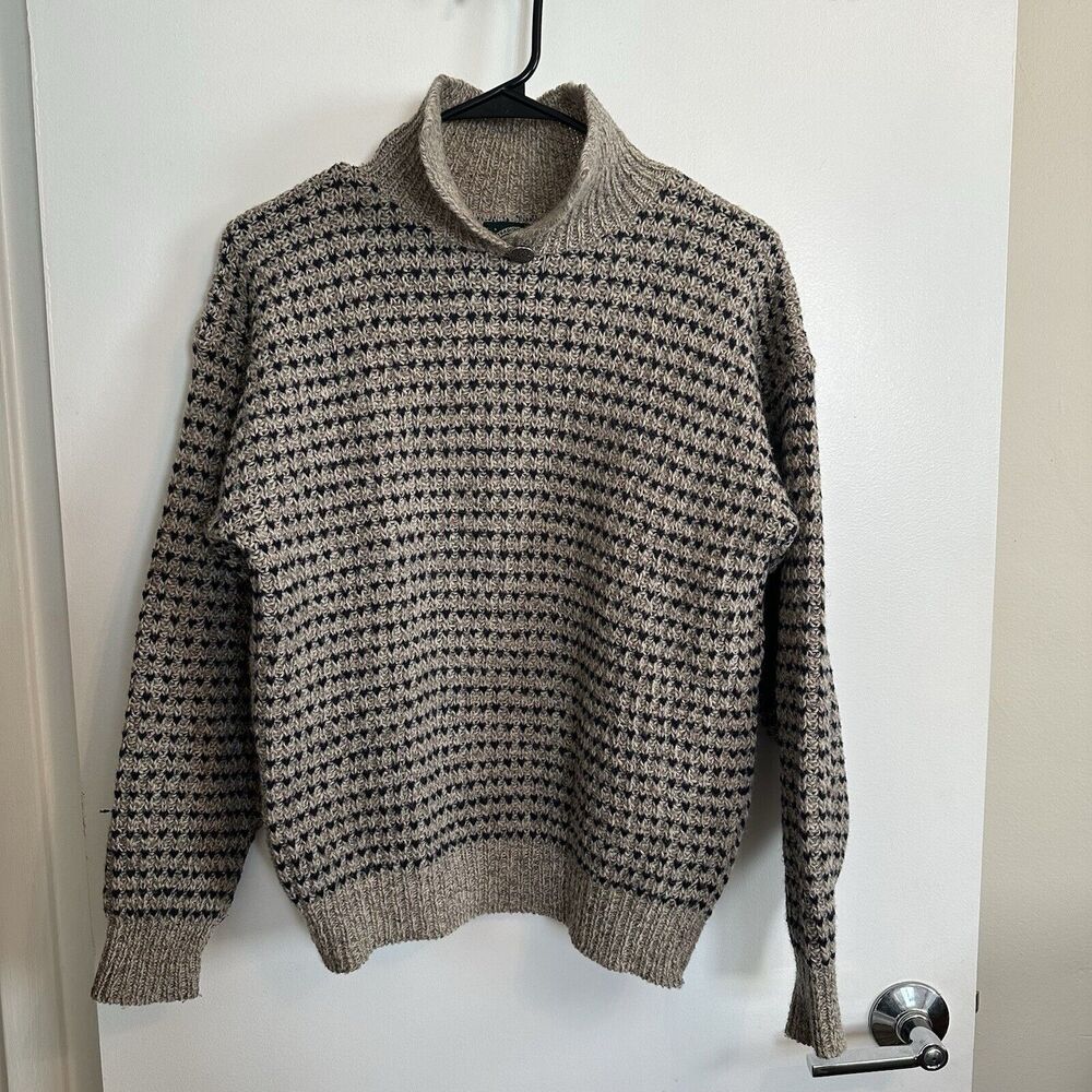 Vintage Alps Rugged Outdoor Ladies Sweater Wool Pullover Size M